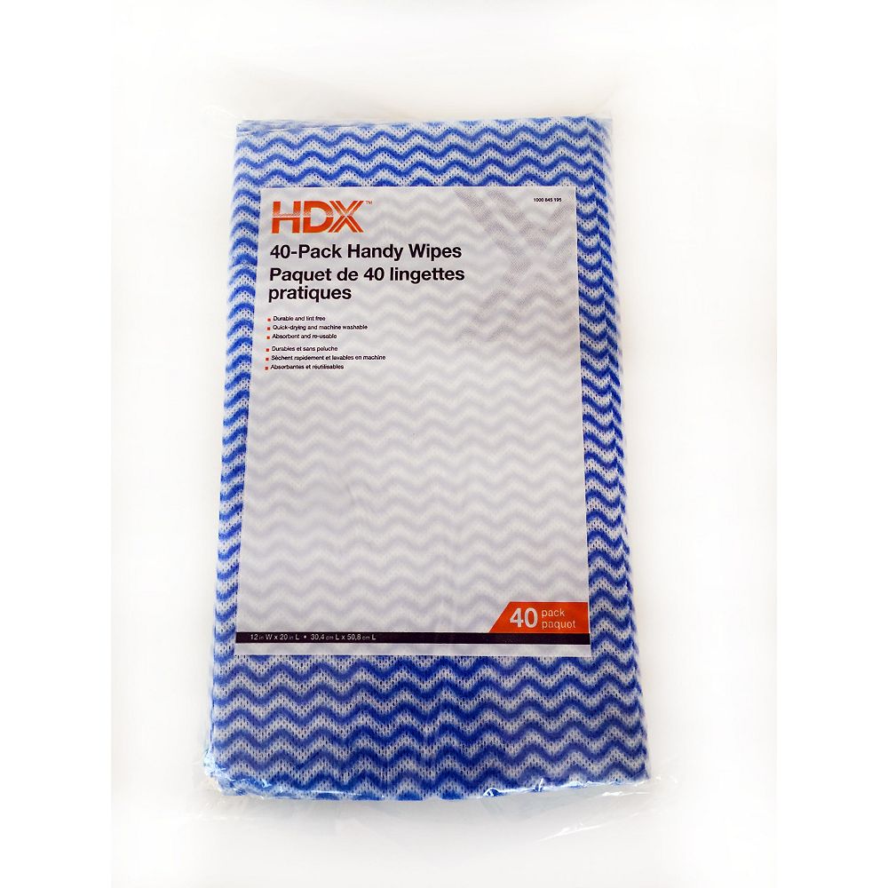 HDX Reusable Handy Wipes (40Pack) The Home Depot Canada