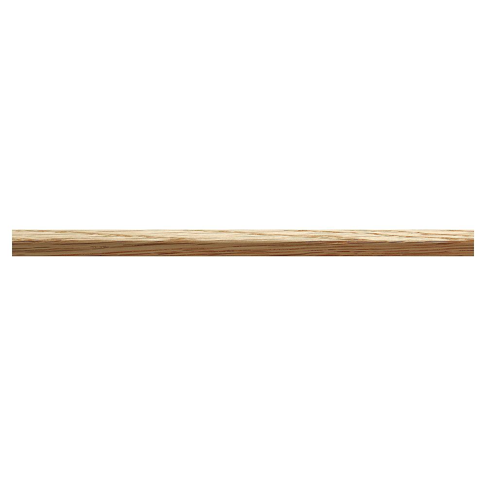 Ornamental Mouldings White Hardwood Outside Corner Trim Moulding 3 8 X 3 8 X 48 Inches The Home Depot Canada
