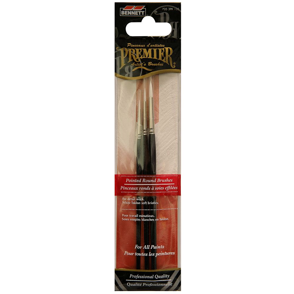Round Professional Artist Brushes (3Pack) The Home Depot Canada
