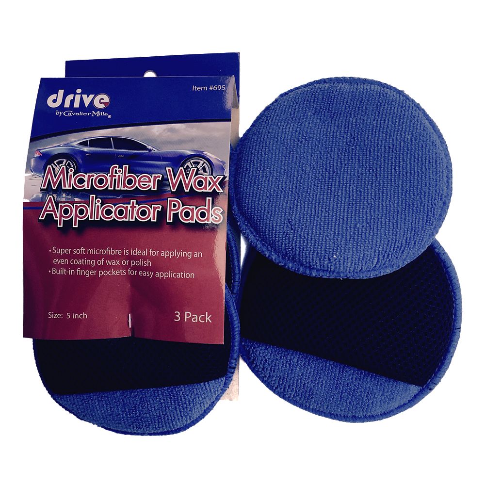 DRIVE Microfibre Wax Applicator Pads (3Pack) The Home Depot Canada