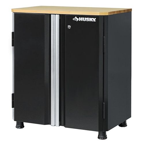 33-inch H x 28-inch W x 18-inch D 2-Door Steel Garage Base Cabinet