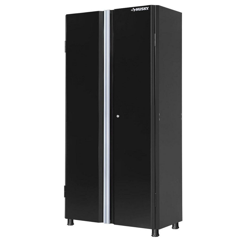 Husky 72 Inch H X 36 Inch W X 18 Inch D Steel Tall Garage Cabinet The Home Depot Canada