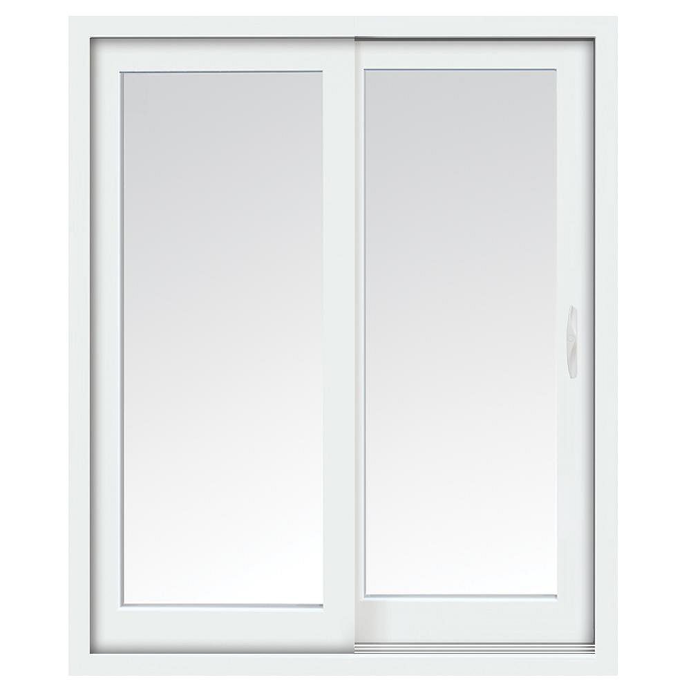 Stanley Doors 59 Inch X 80 Clear Lowe Argon Prefinished White Right Hand Vinyl Slidin The Home Depot Canada Stanley Doors 59 Inch X 80 Clear, Sliding Glass Door Weather Stripping Home Depot