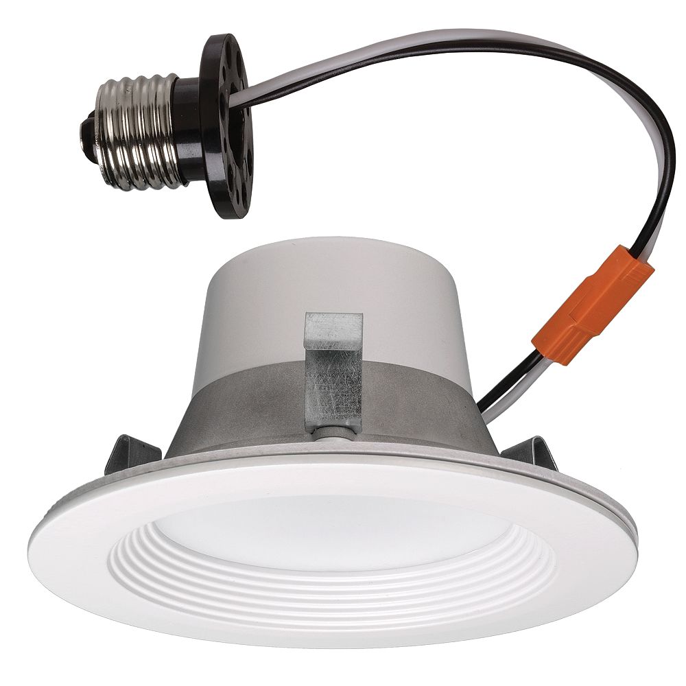 Commercial Electric Matte White Recessed Retrofit Smart Led Downlight