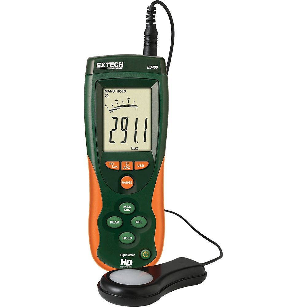 Extech Instruments Heavy Duty Light Meter The Home Depot Canada