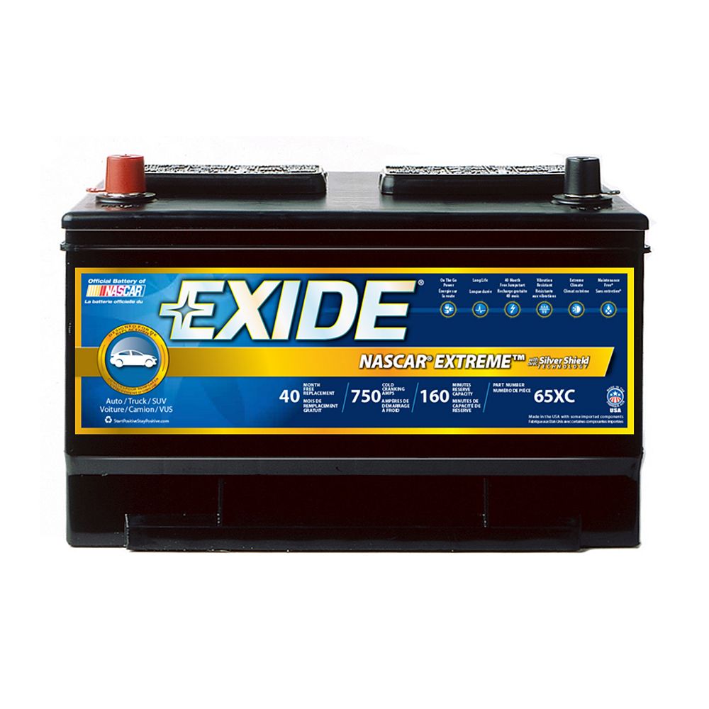 Exide Extreme Automotive Battery Group 65 The Home Depot Canada