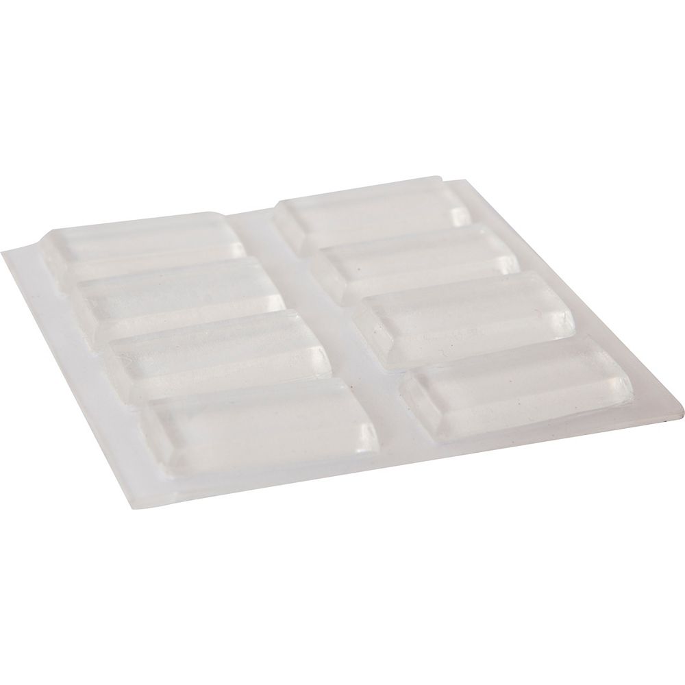 Everbilt 1/2inch x 1inch Clear Bumpers The Home Depot Canada