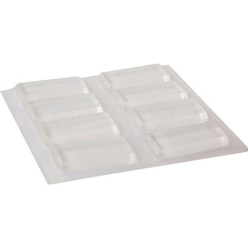 Everbilt 1/2-inch x 1-inch Clear Bumpers