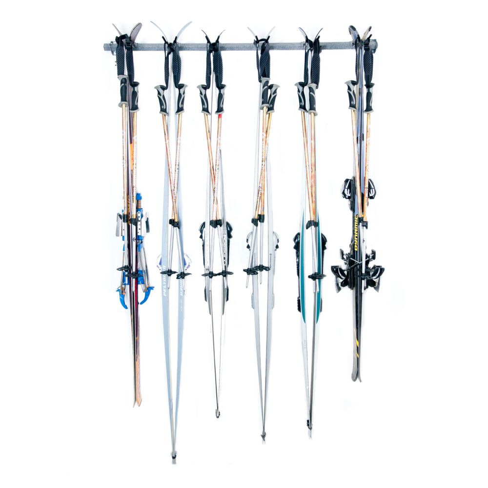cross country ski wall rack