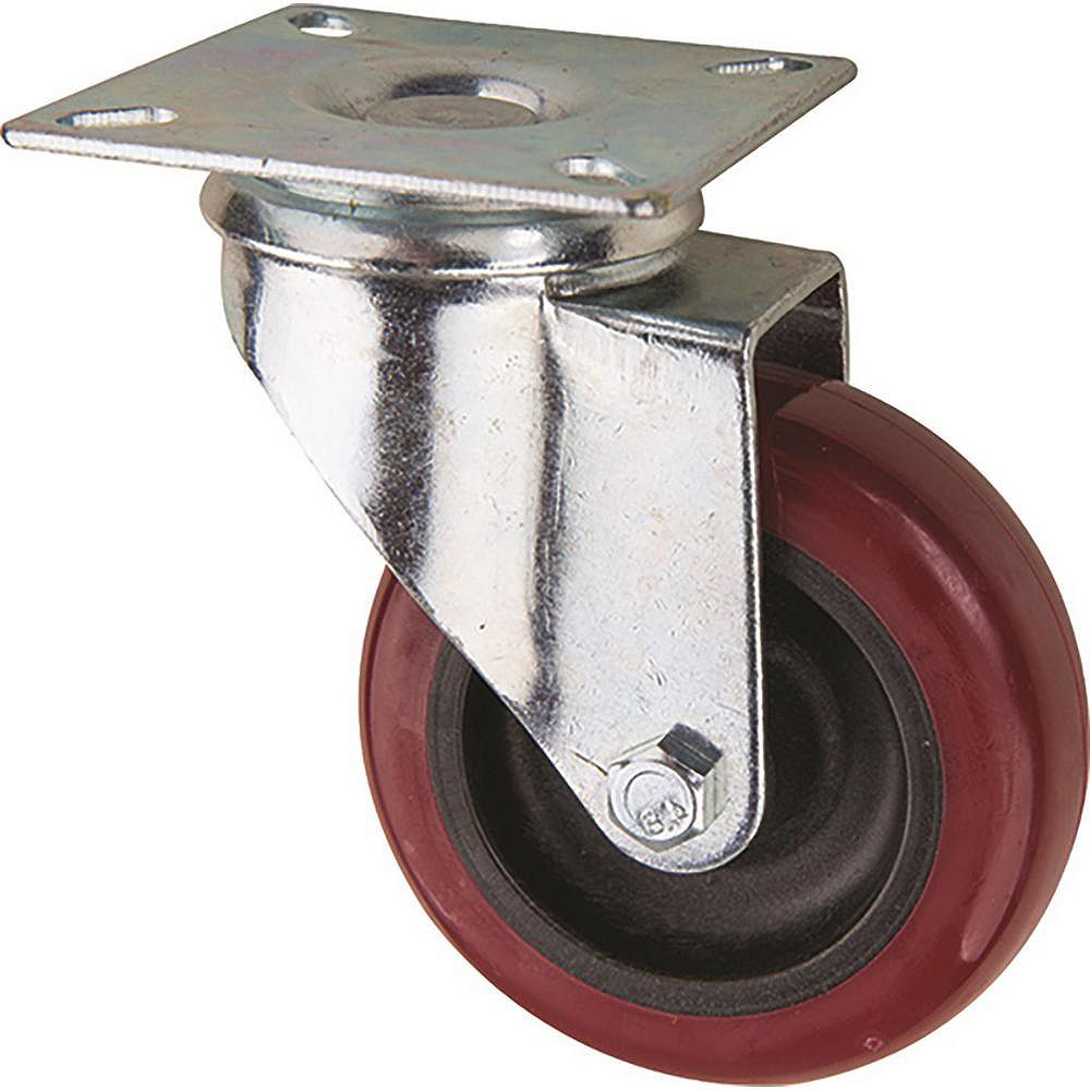 Everbilt 3 inch Polyurethane Rigid Caster with 180 lb. Load Rating ...