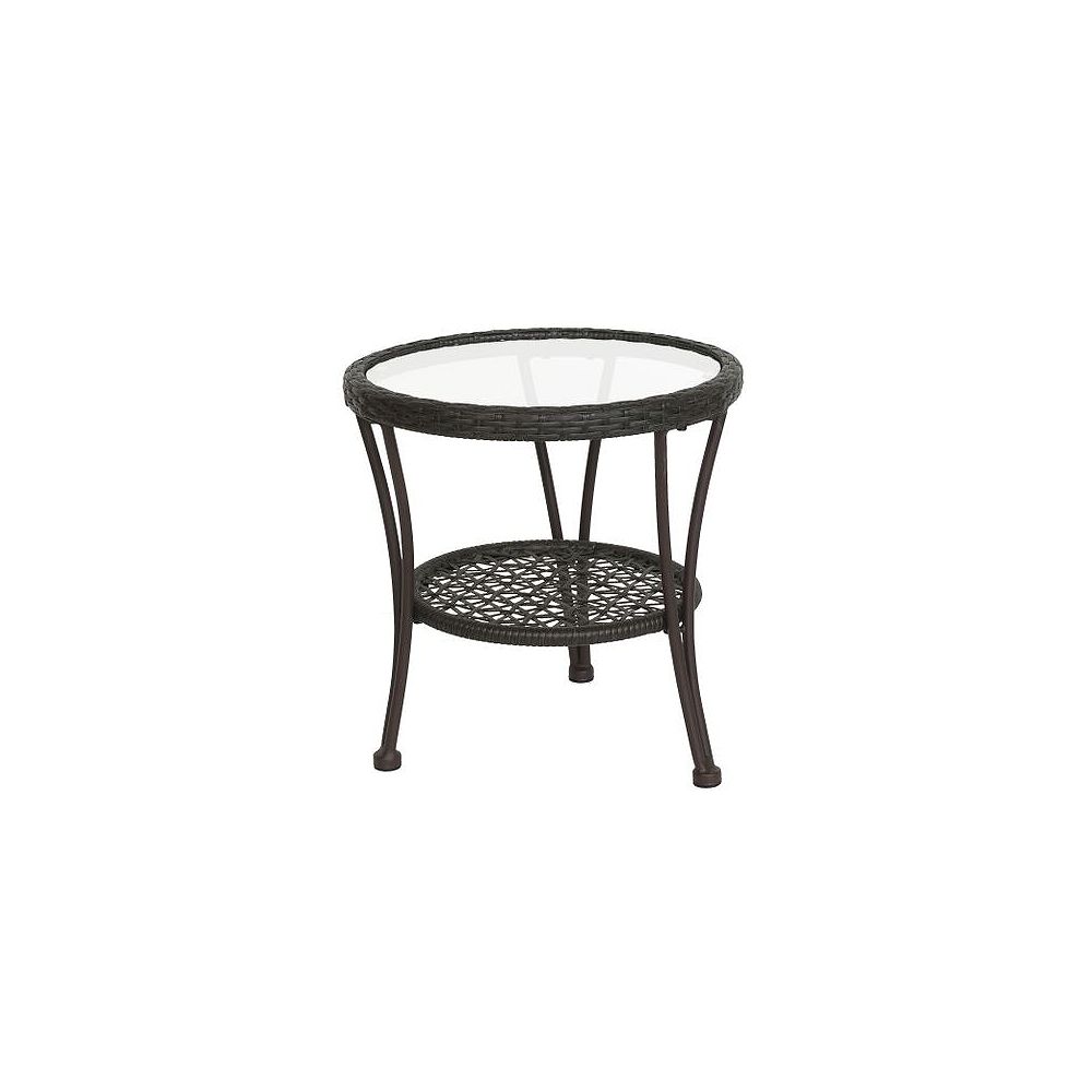 Hampton Bay Arthur Patio Side Table The Home Depot Canada