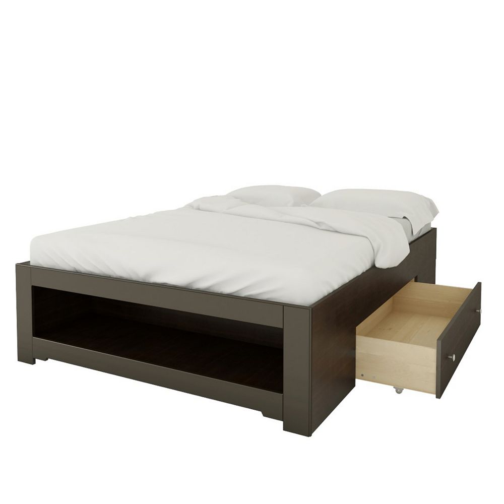 Nexera Dixon 2Drawer Full Size Storage Bed from The Home Depot Canada