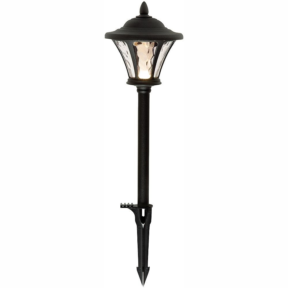 Hampton Bay Low-Voltage Black Outdoor Integrated LED Landscape Coach