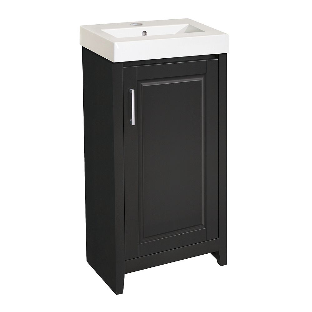 Magick Woods Gretta 17.5inch W 1Door Freestanding Vanity in Black