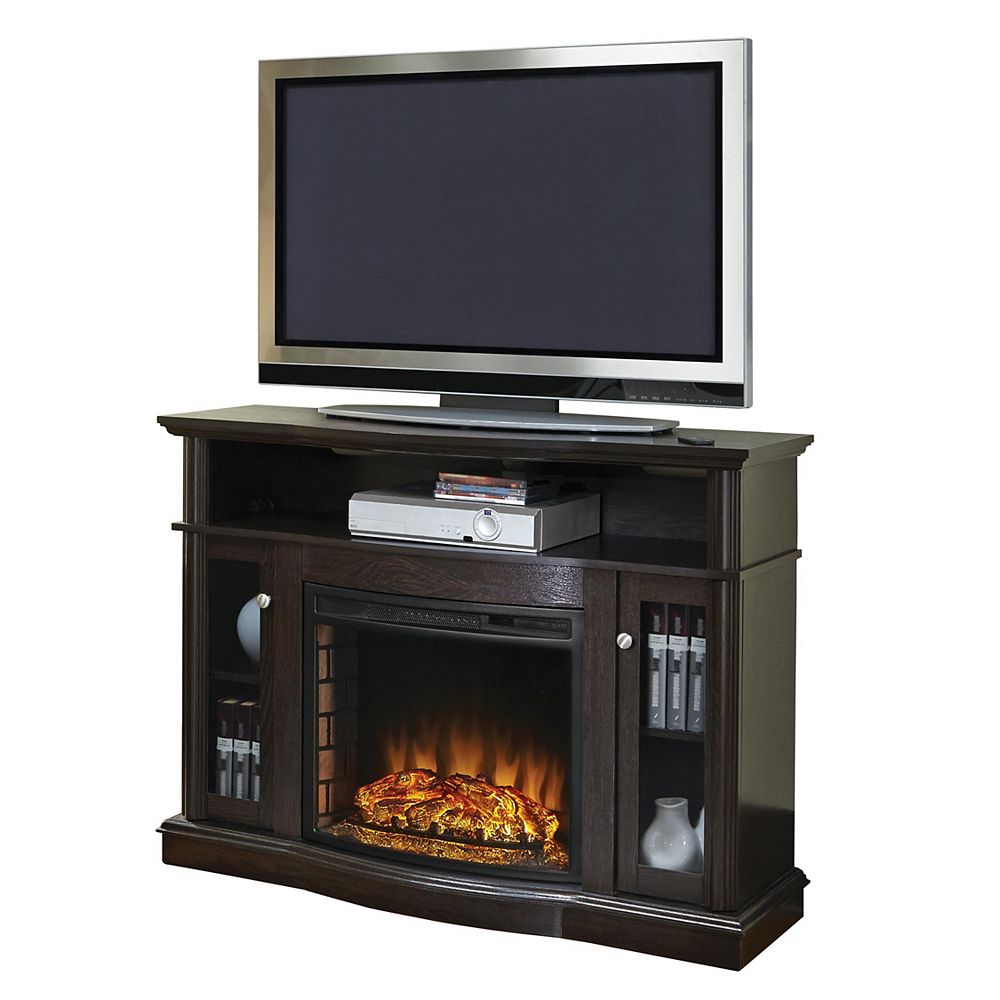 Pleasant Hearth Elliott 47inch Media Electric Fireplace TV Stand in