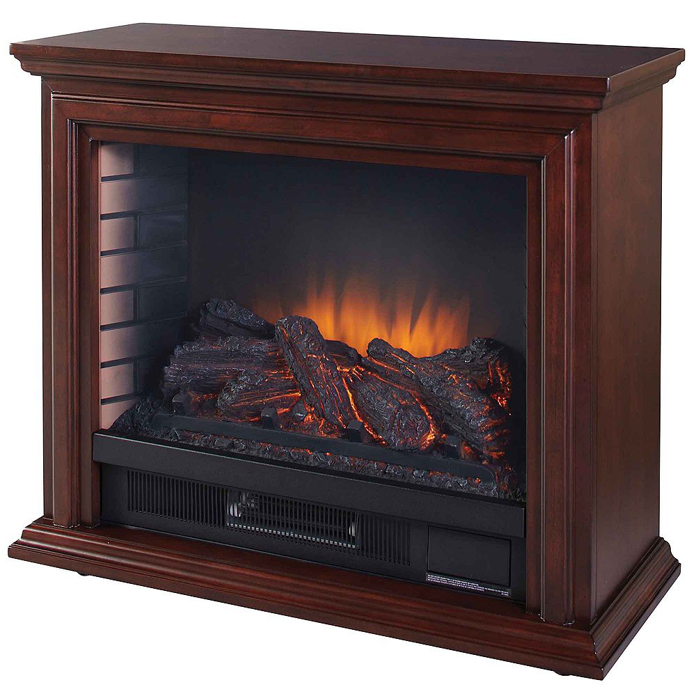 Pleasant Hearth Sheridan 31-inch Mobile Electric Fireplace ...