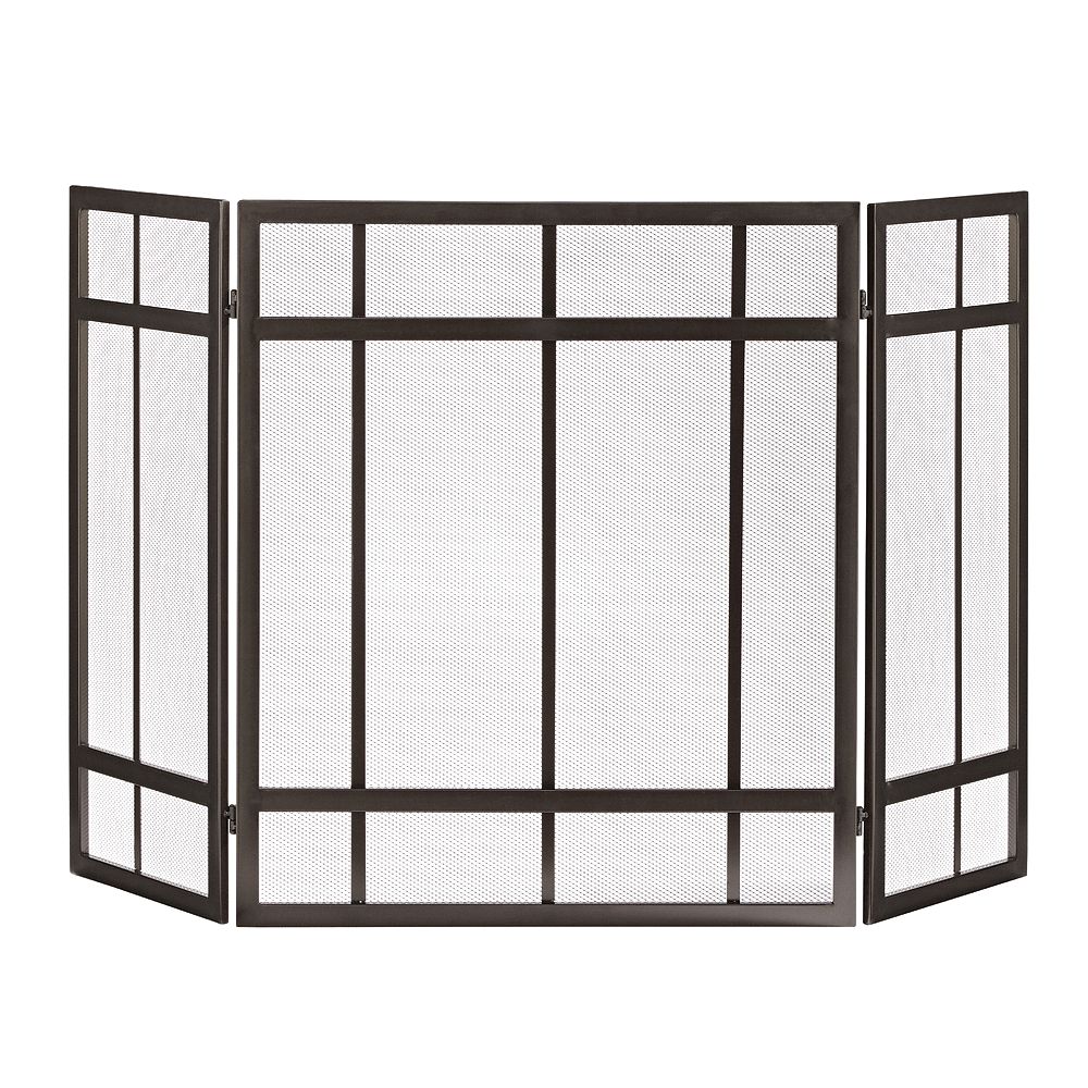 Pleasant Hearth Mission Fireplace, Fireplace Mesh Curtain Home Depot
