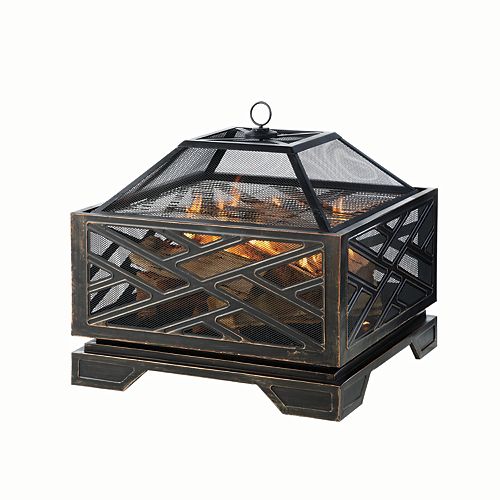 Martin 26-inch Outdoor Fire Pit in Oil-Rubbed Bronze