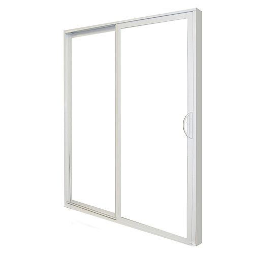 5-foot-Wide Right Hand (RH) Sliding Patio Door PVC (58 ¾ inch x 79 ½ inch)- ENERGY STAR®