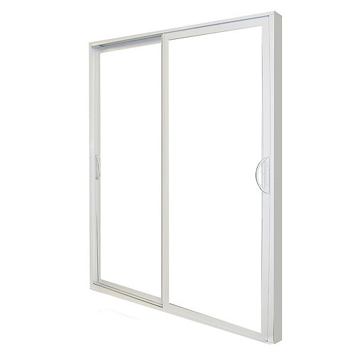 5 ft. W Double Sliding PVC Patio Door