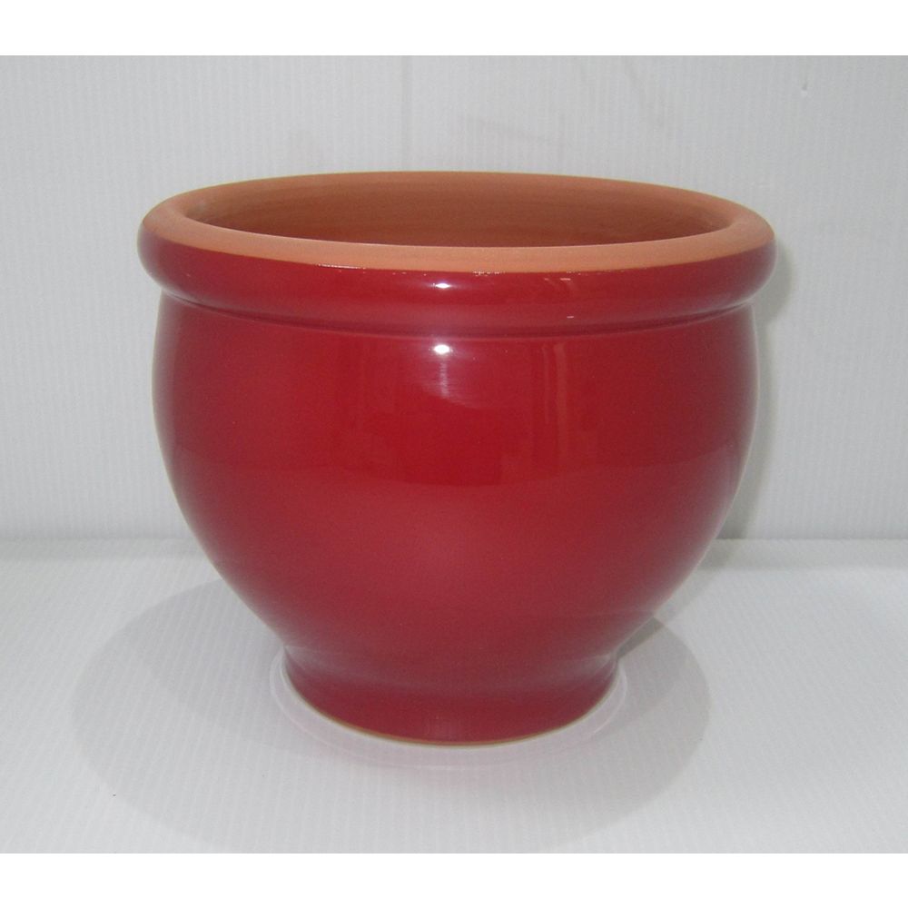HDG 7 1/2inch Pedestal Bowl Terra Cotta in Red The Home Depot Canada