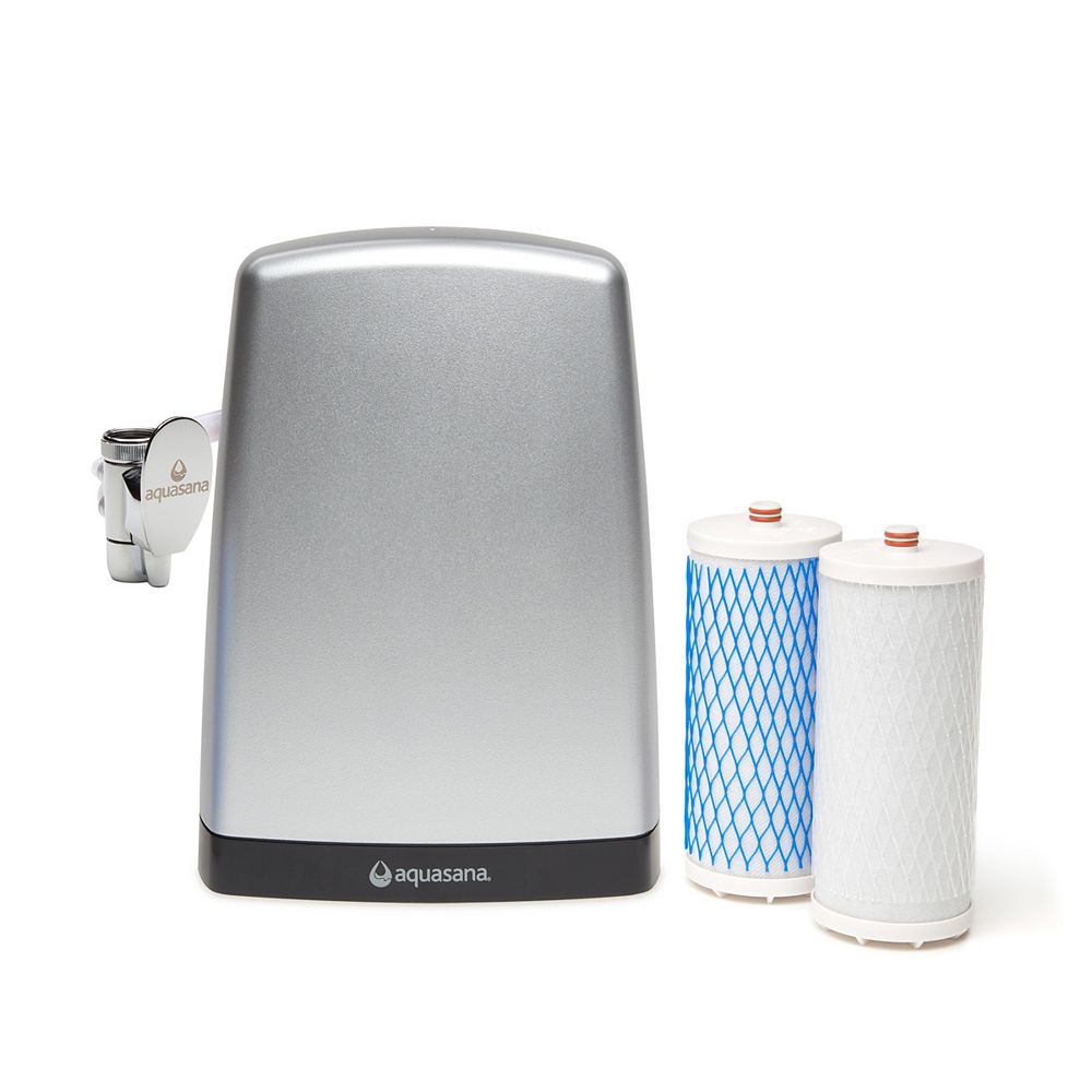Aquasana Premium Counter Top Water Filter System in White The Home