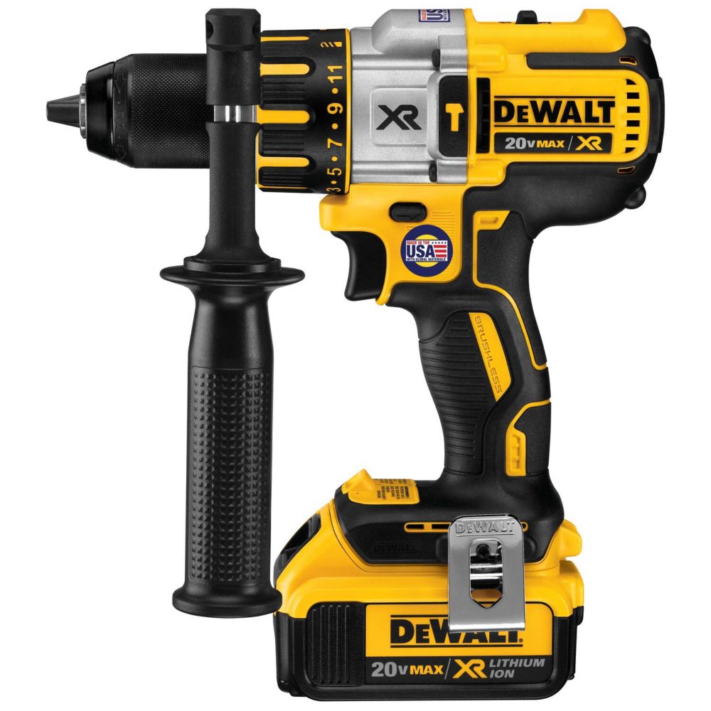 DEWALT 20V MAX XR Lithium-Ion Cordless Brushless 3-Speed Hammer Drill ...