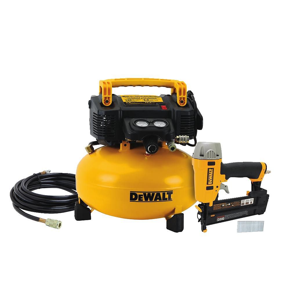 dewalt compressor and brad nailer