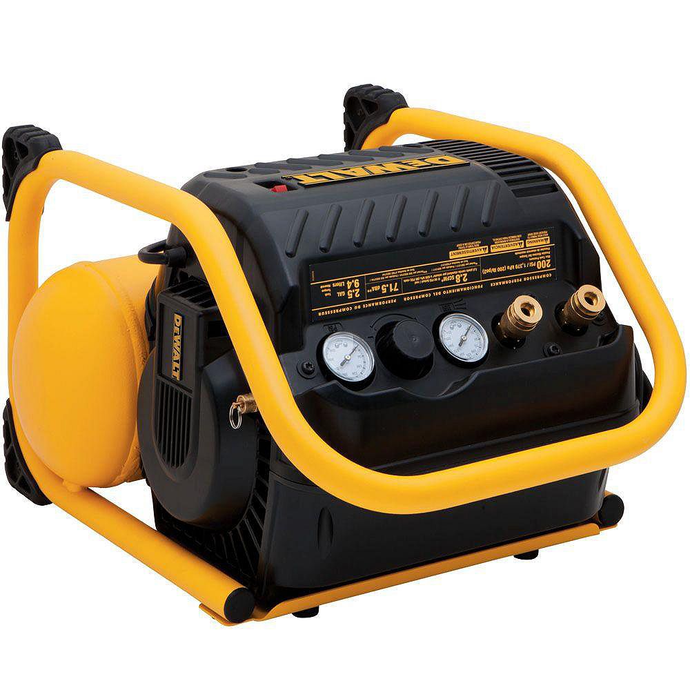 DEWALT 2.5 Gal. Portable Electric Heavy Duty 200 PSI Quiet Trim Air
