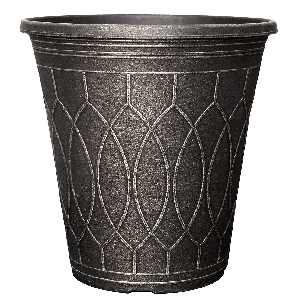 CTi Plastics 15inch Monaco Tall Planter The Home Depot Canada