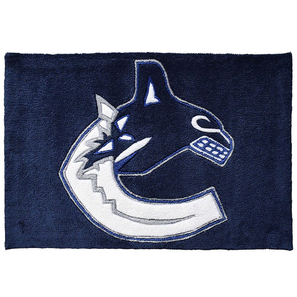 Lanart Rug Vancouver Canucks Blue 2 ft. x 3 ft. Rectangular Mat The