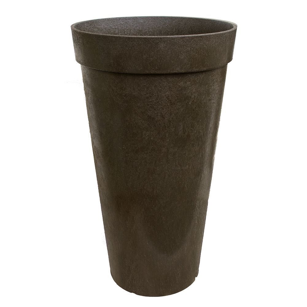 Tierra Verde 26-inch Aria Planter in Earth | The Home Depot Canada