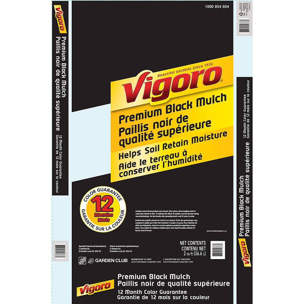 Vigoro Premium Black Mulch 2 Cu Ft The Home Depot Canada Vigoro Premium Black Mulch 2 Cu Ft The Home Depot Canada