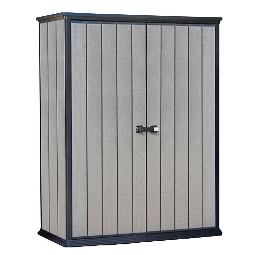 Keter Grey Plastic Resin Sheds, Outdoor Storage Cabinet Home Depot Canada