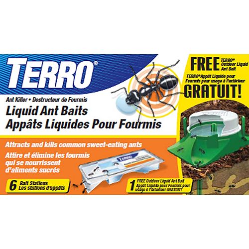 Terro Liquid Ant Baits With Free Terro Outdoor Liquid Ant Bait The Home Depot Canada