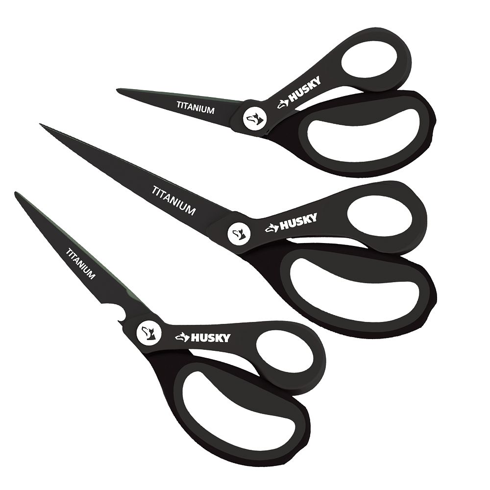 Husky 3Piece scissors set The Home Depot Canada