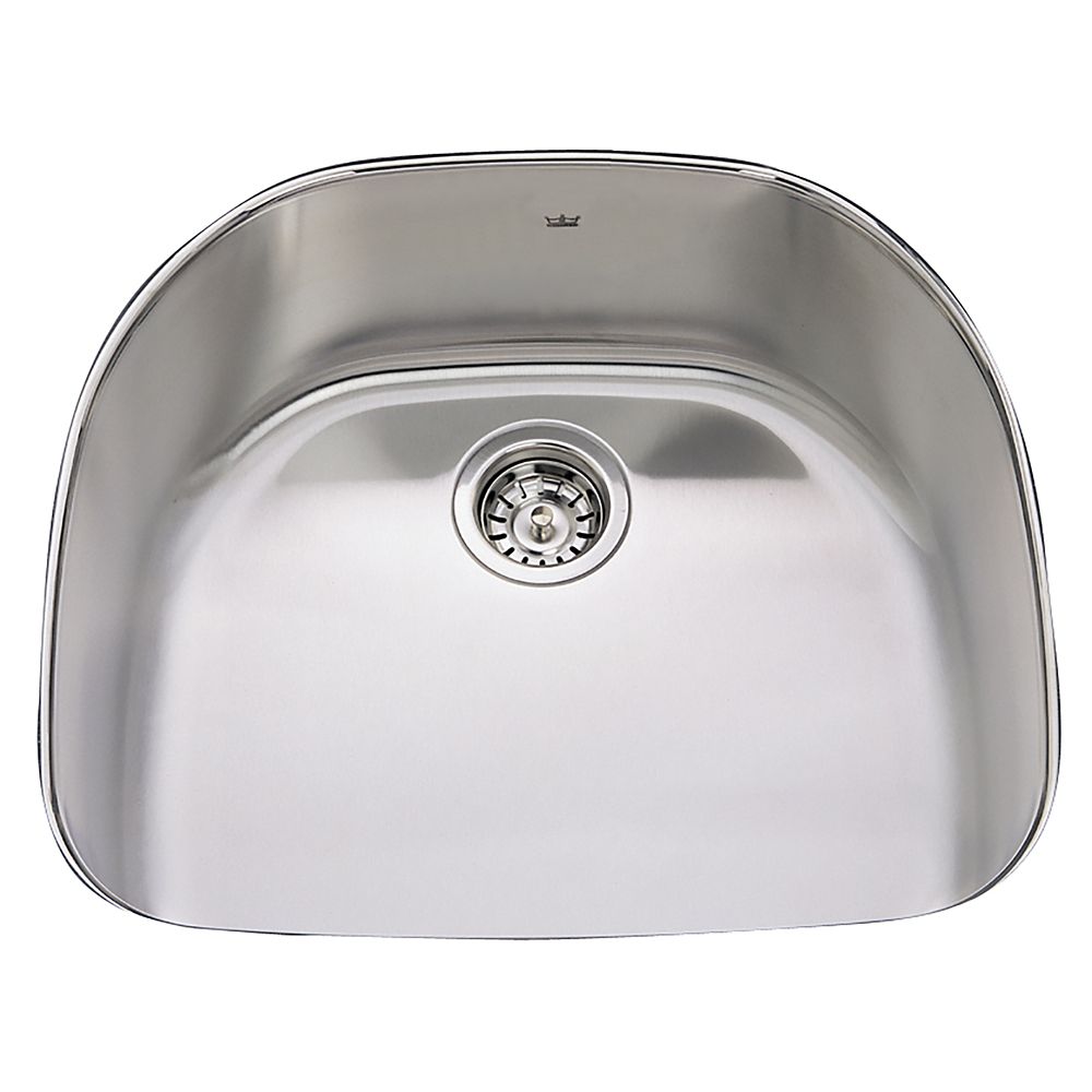 Kindred Single UM 20 Ga Sink 20 7 8 X 23 3 8 X 8 The Home Depot   P 1000856454 