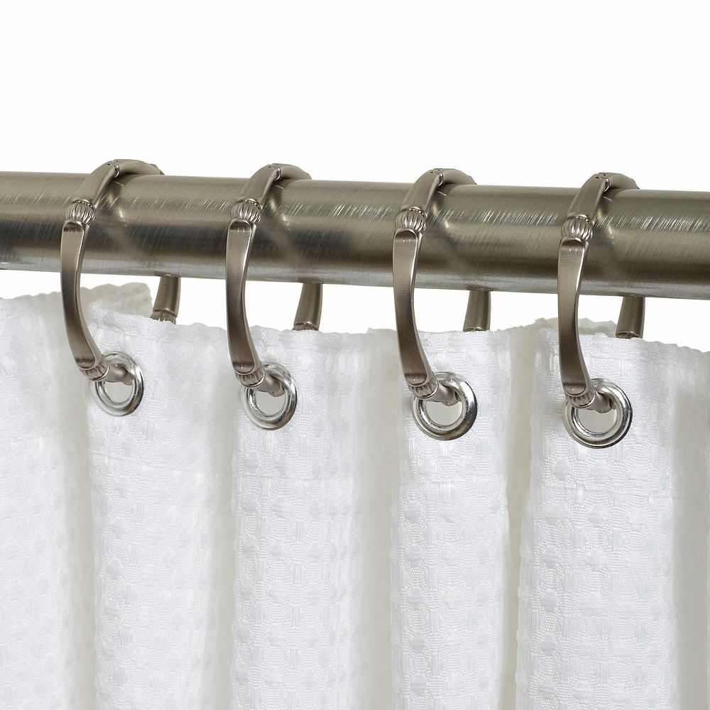 Zenna Home Neverrust Decorative Shower Rings In Brushed Nickel The Home Depot Canada Zenna Home Neverrust Decorative Shower Rings In Brushed Nickel The Home Depot Canada