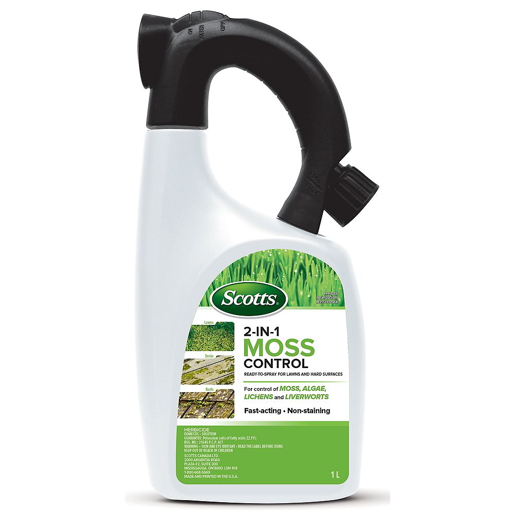 Scotts 2 IN 1 Moss Control 1 L RTS The Home Depot Canada