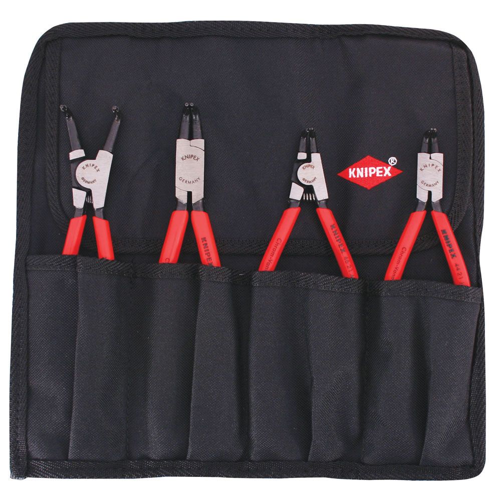 Knipex 4-Piece Internal/External Circlip ""Snap-Ring"" Set | The Home ...