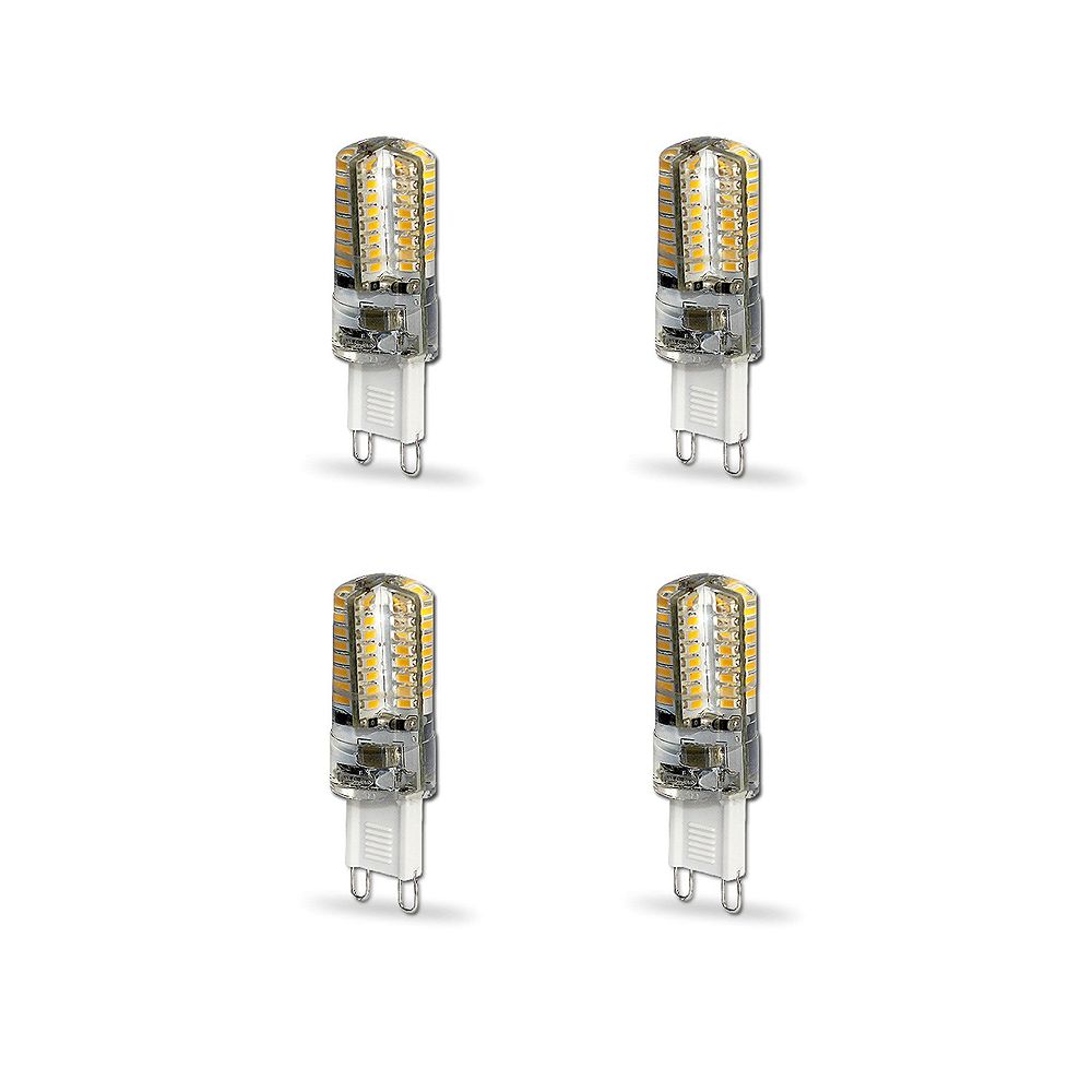 Strak LED G9 3W 3000K 300LM CRI82 Dimmable LED Bulb - (4-Pack) | The