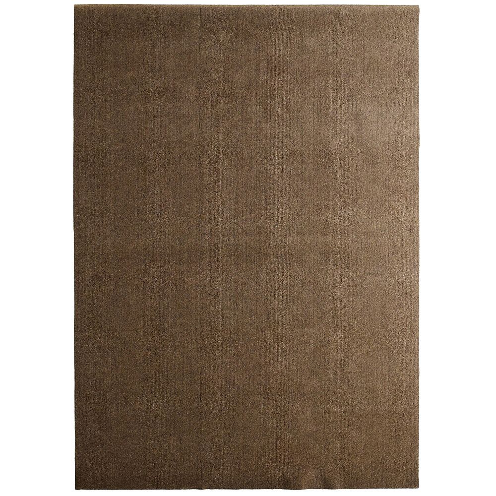 Lanart Rug Express Brown 6 Ft X 8 Ft Rectangular Area Rug The Home Depot Canada