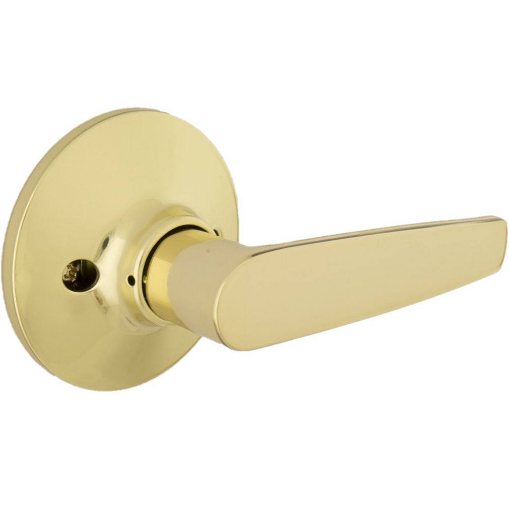 Defiant Olympic Inactive NonTurning Dummy Door Lever in Polished Brass
