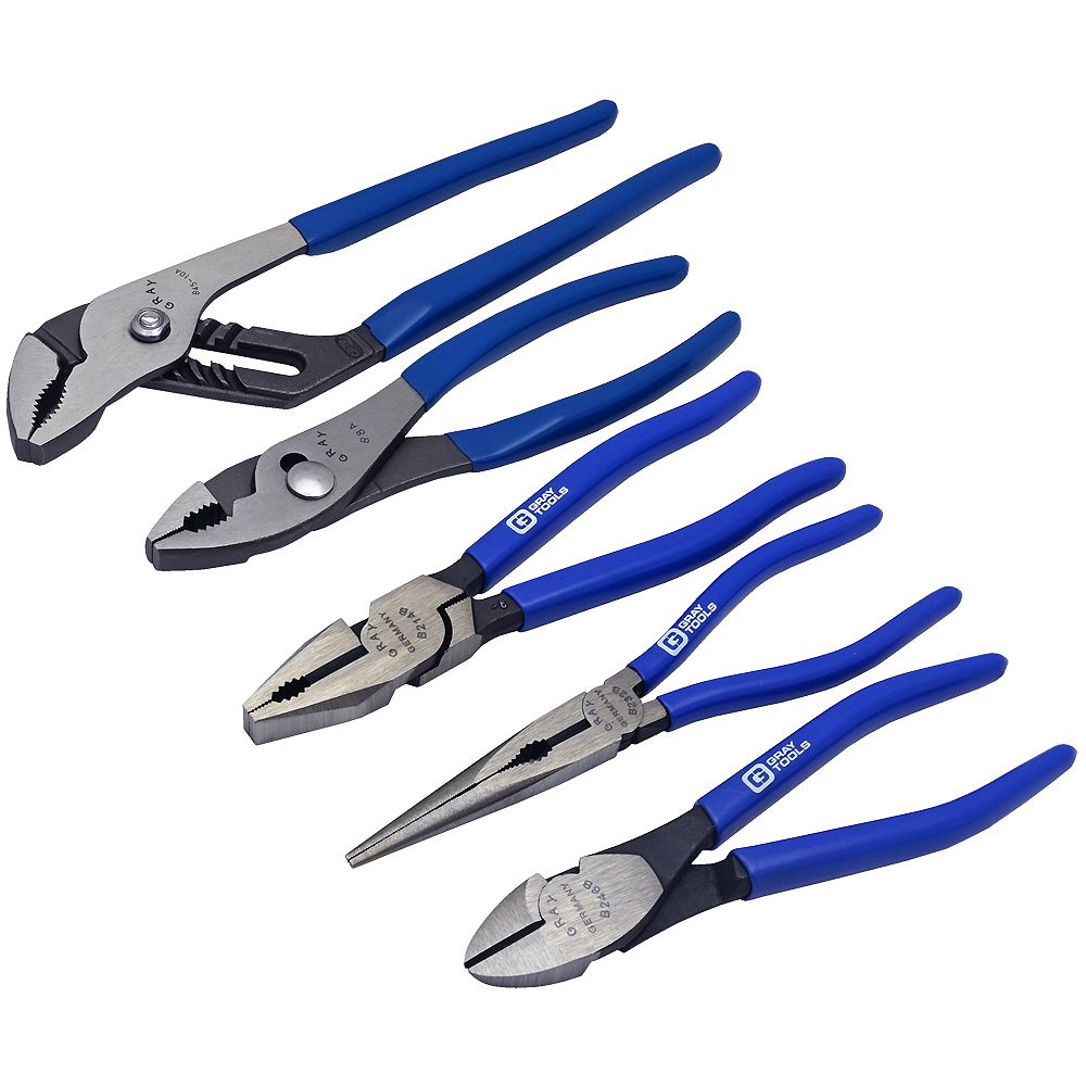 GRAY TOOLS 5Piece Master Plier Set The Home Depot Canada