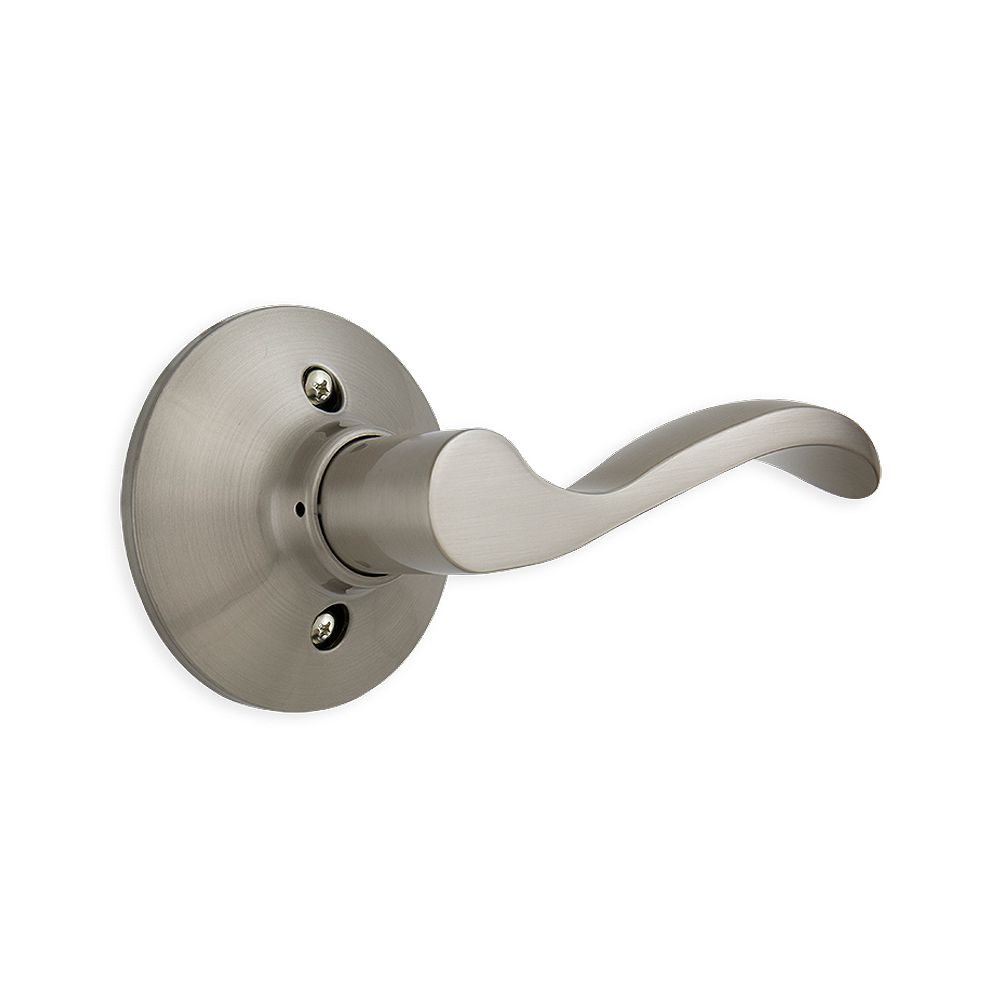 Defiant Naples Inactive Non-Turning Dummy Door Lever in Satin Nickel