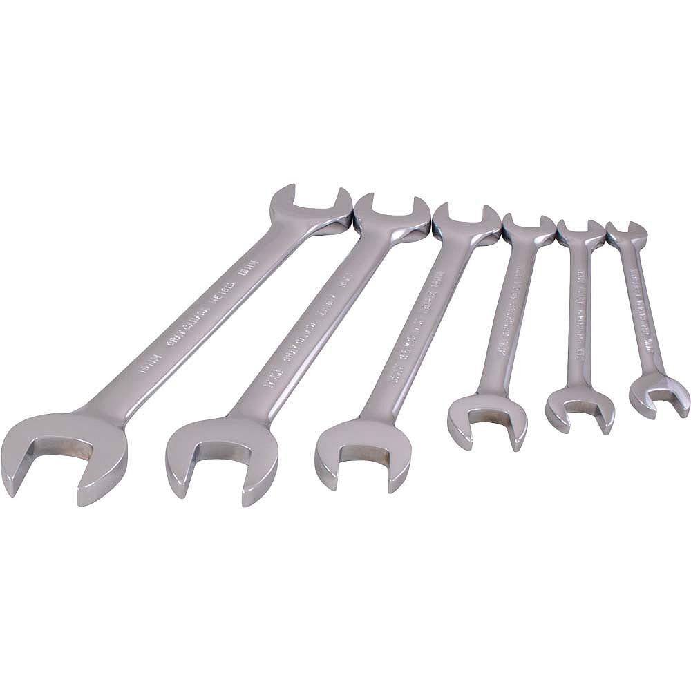 GRAY TOOLS 6Piece Metric Open End Wrench Set The Home Depot Canada