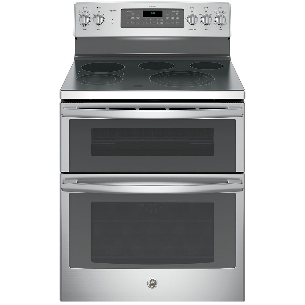 Ge 30 Inch 66 Cu Ft Double Oven Electric Range With Self Cleaning