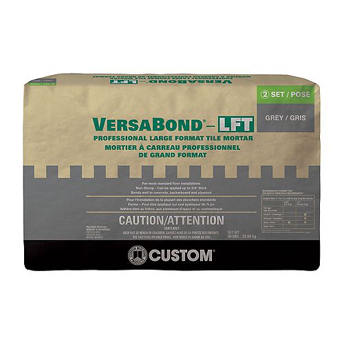 VersaBond-LFT 50 lb. Gray Fortified Medium Bed Mortar