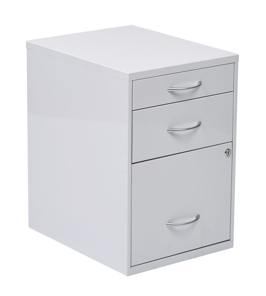 Office Star 22 Inch Storage File Cabinet White The Home Depot Canada   P 1000860277 