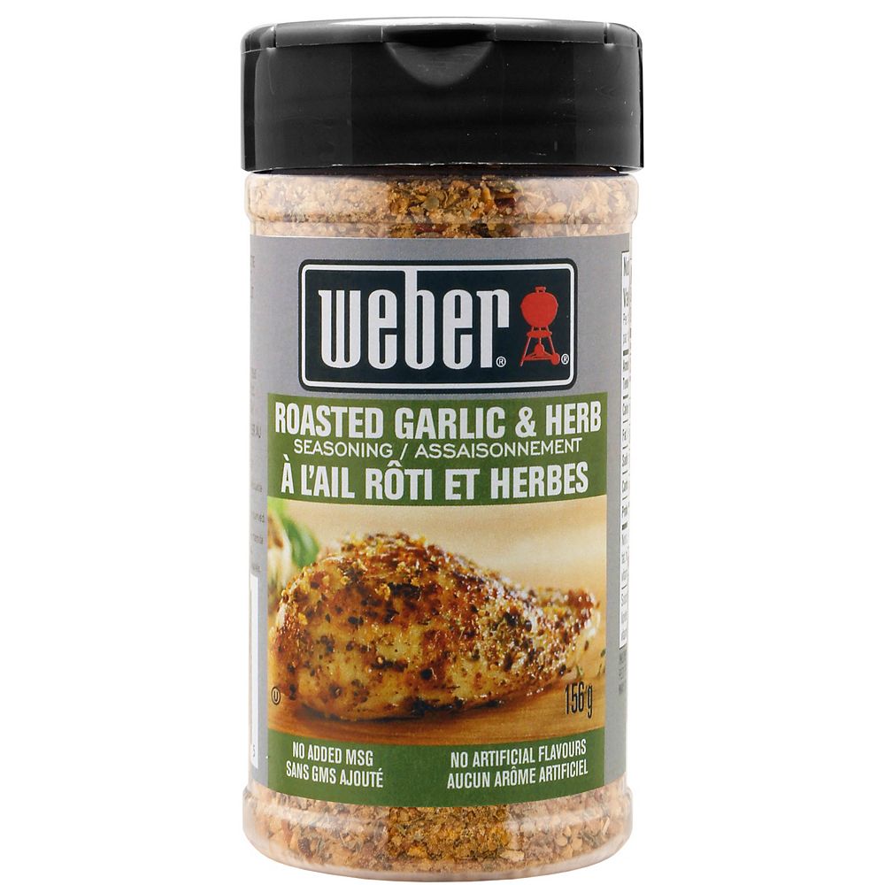 Weber 156g Roasted Garlic & Herb Seasoning | The Home Depot Canada
